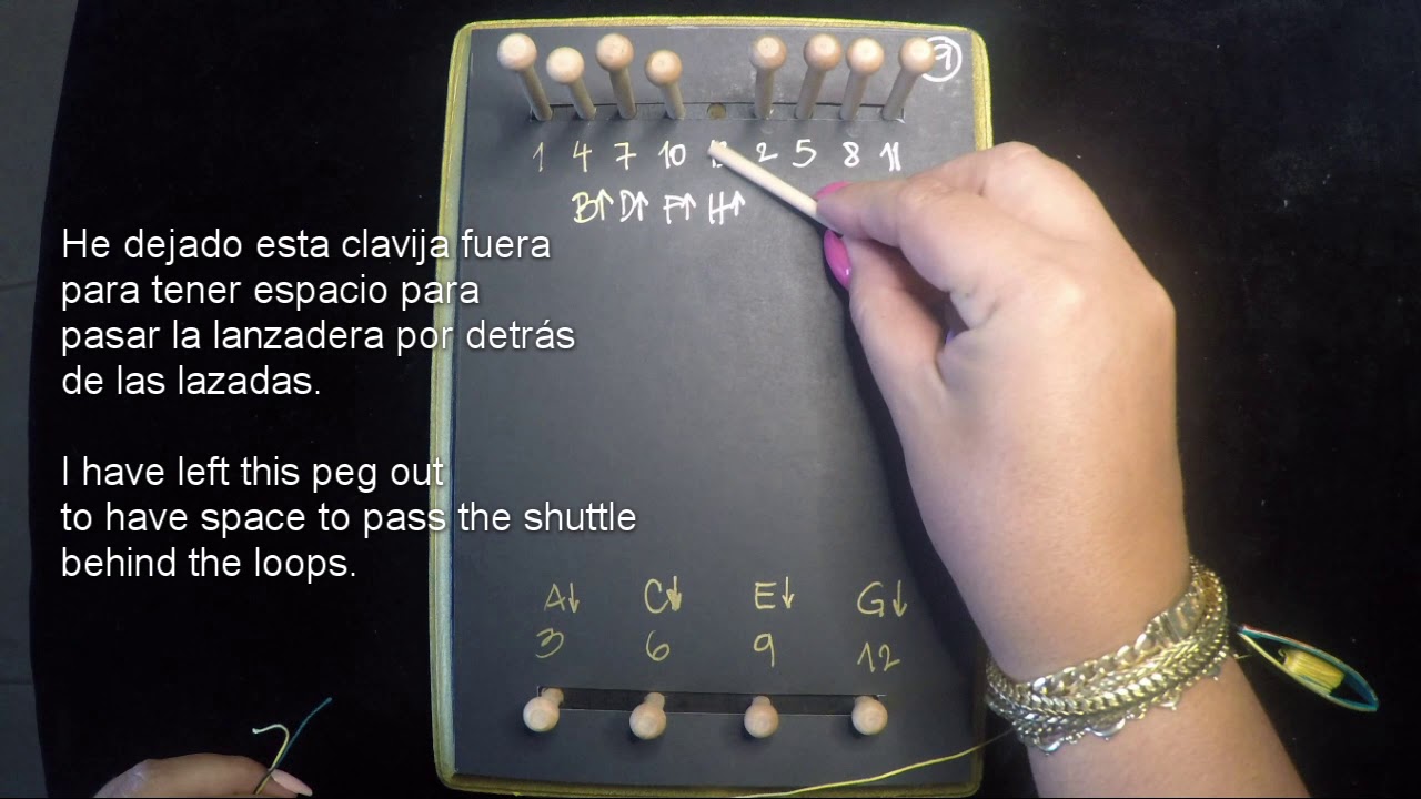 Frivolite Tatting Lesson 198 -  Broad Cluny (odd) Cluny ancho (impar)