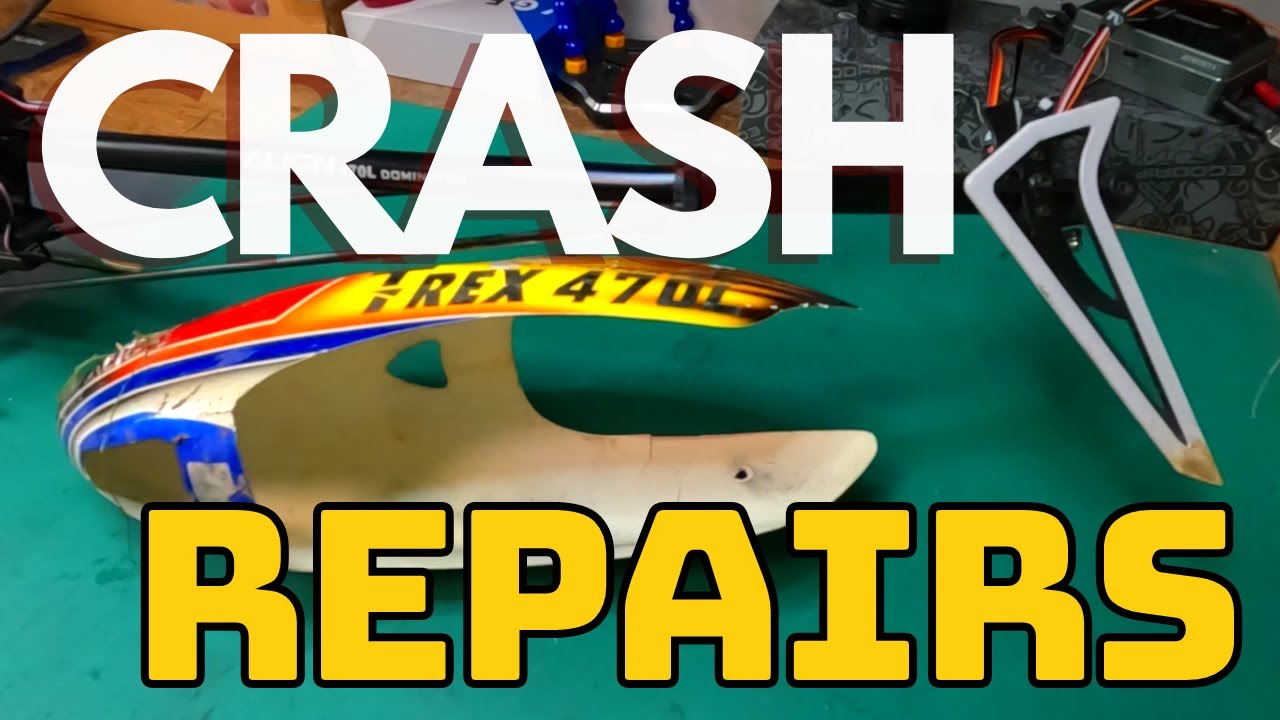 RC Helicopter Crash Repairs