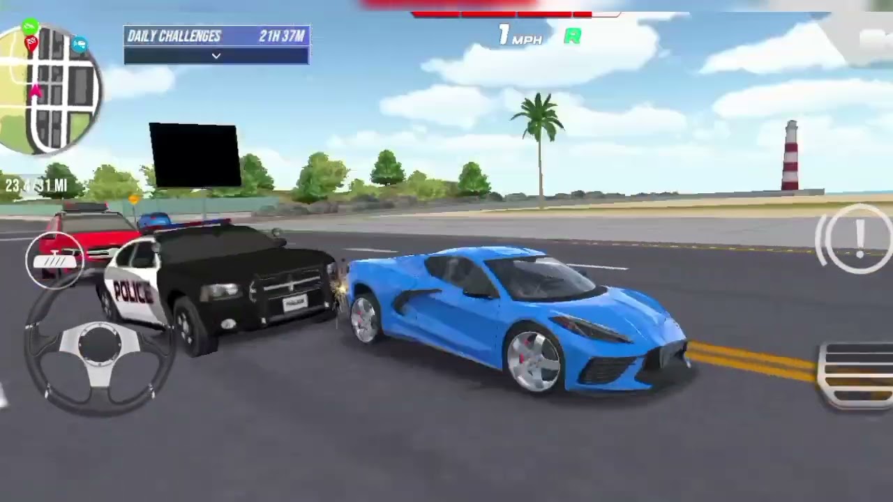 Children's car games-simulator car game 🏎️ মজাদার ভিডিও গাড়ি খেলাcar Racing game play #carracing #93