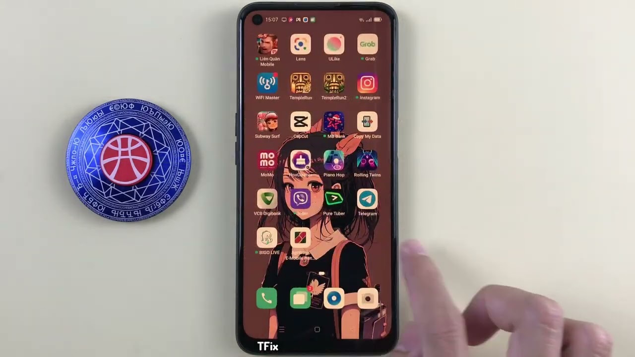 Reading mode, black and white screen on OPPO A54 Android 11