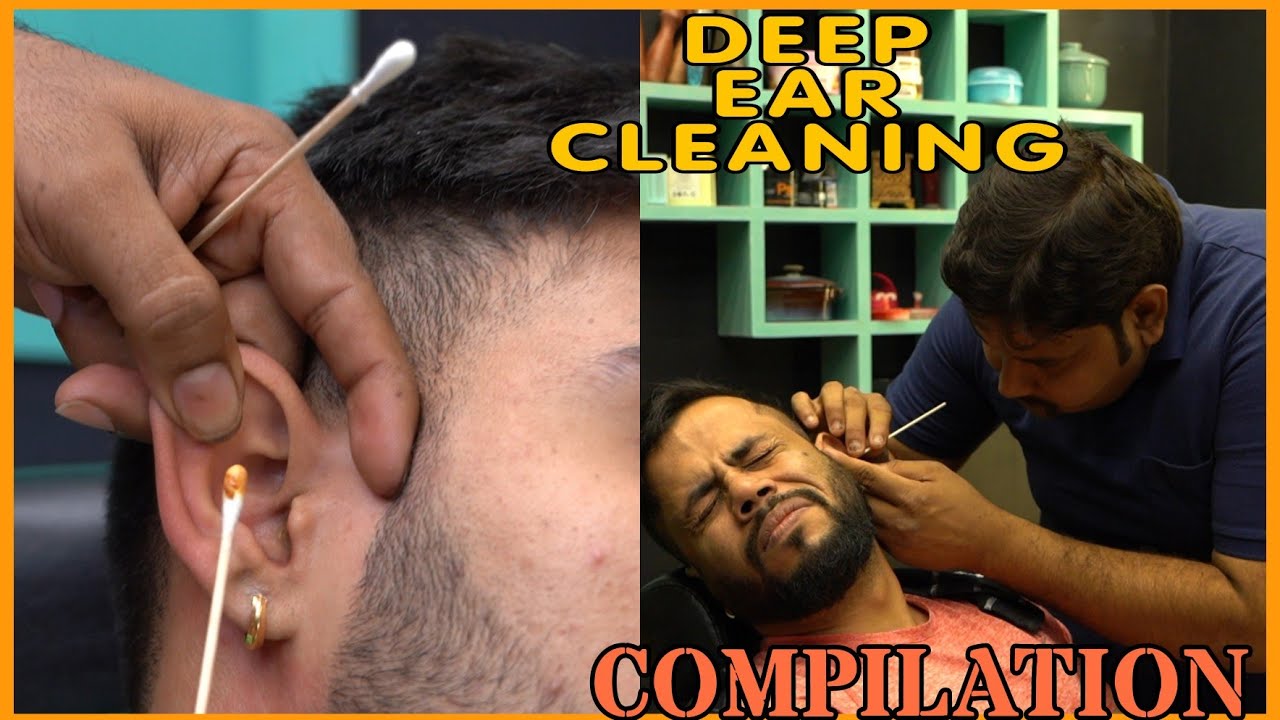 Deep Ear Cleaning | Indian Barber Shamboo, Reiki and Vikram💈