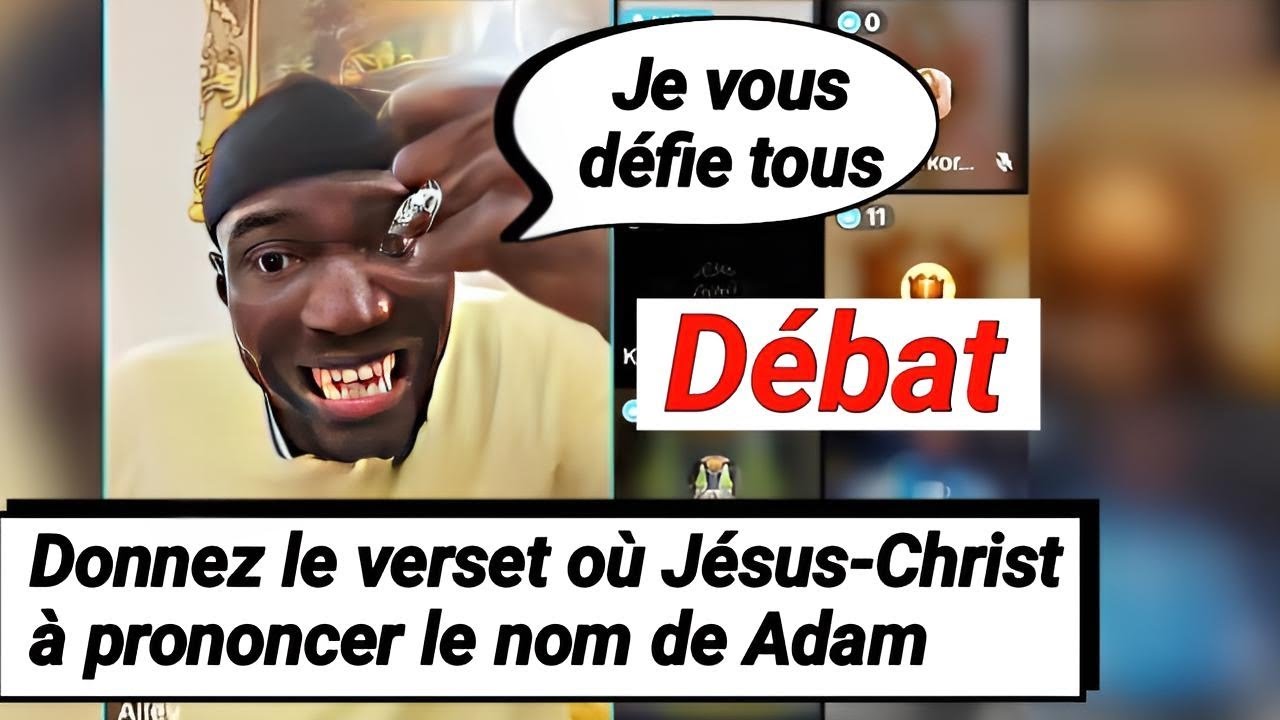 🛑 Débat : Où est ce que Jésus a parlé du péché originel ou prononcé le nom de Adam dans la Bible ?