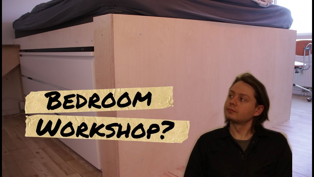 Can you have a workshop in your bedroom? | I build a platform bed