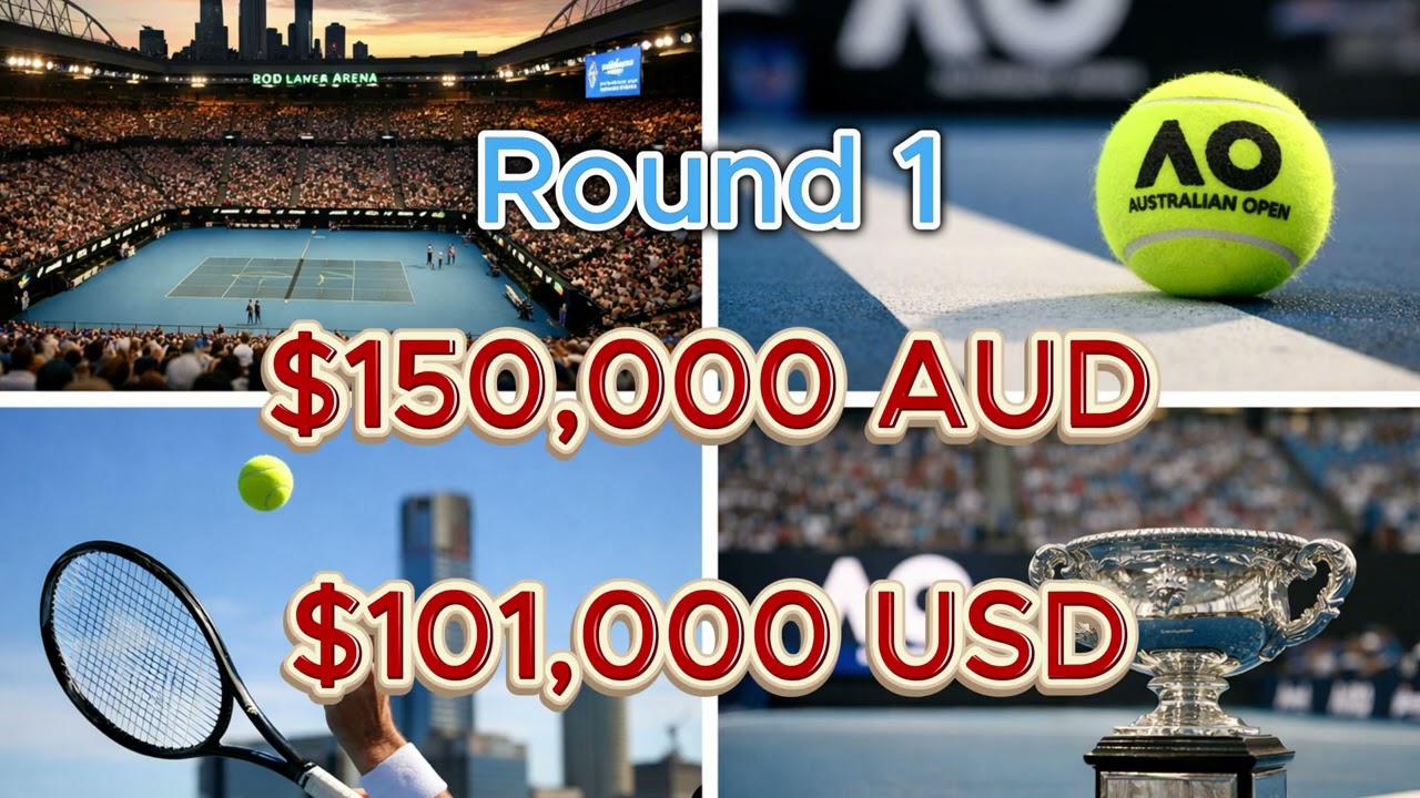 Australian Open 2026: Prize Money Breakdown