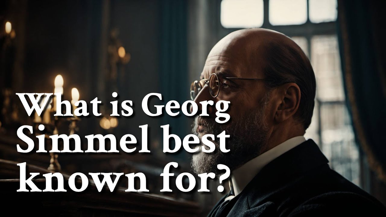 What is Georg Simmel best known for? | Philosophy