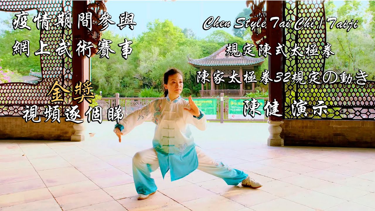#32ChenStyleTaiChi / #Taiji #規定陳式太極拳   #陳式太極拳32規定の動き  #陳健演示