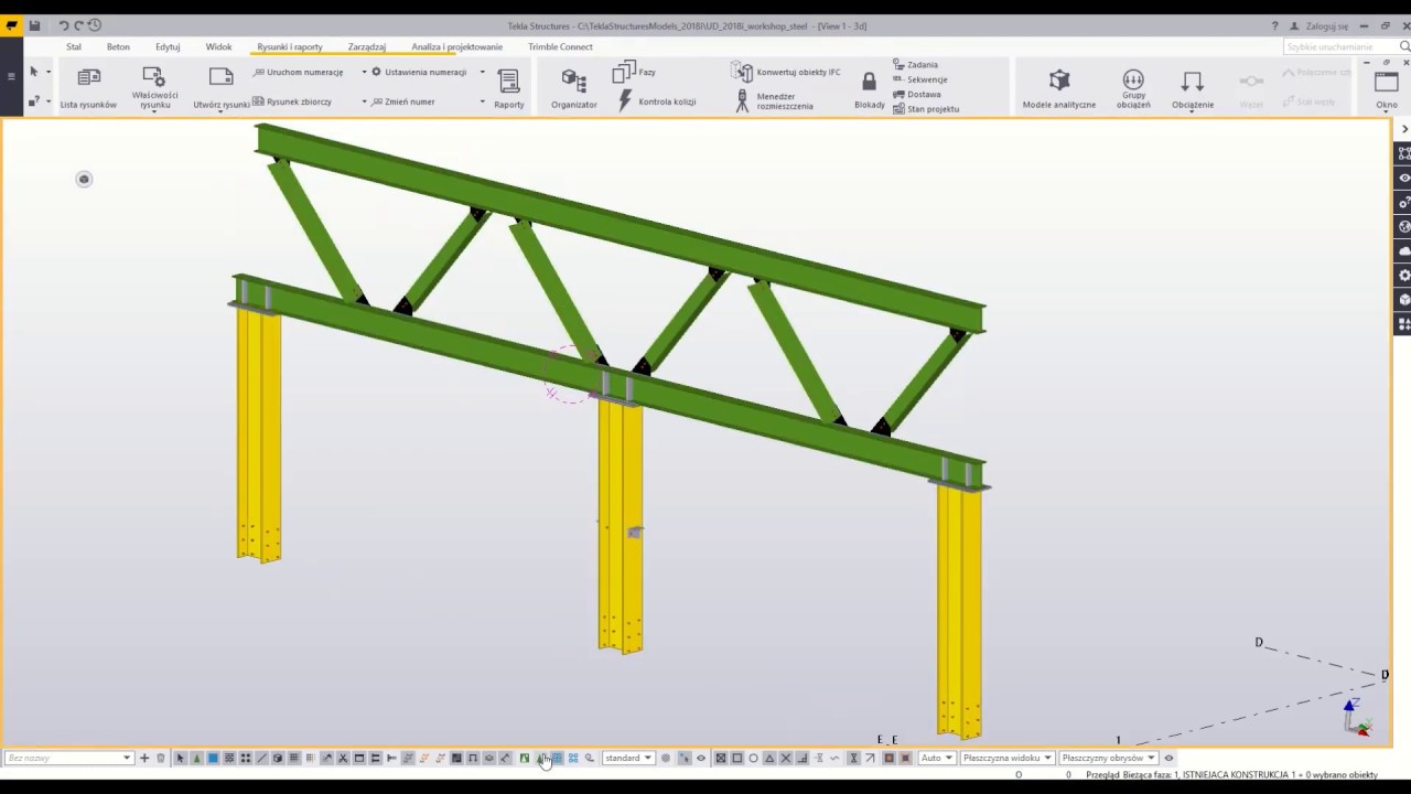Tekla Structures - Przeglądarka zespoł&oacute;w - Construsoft