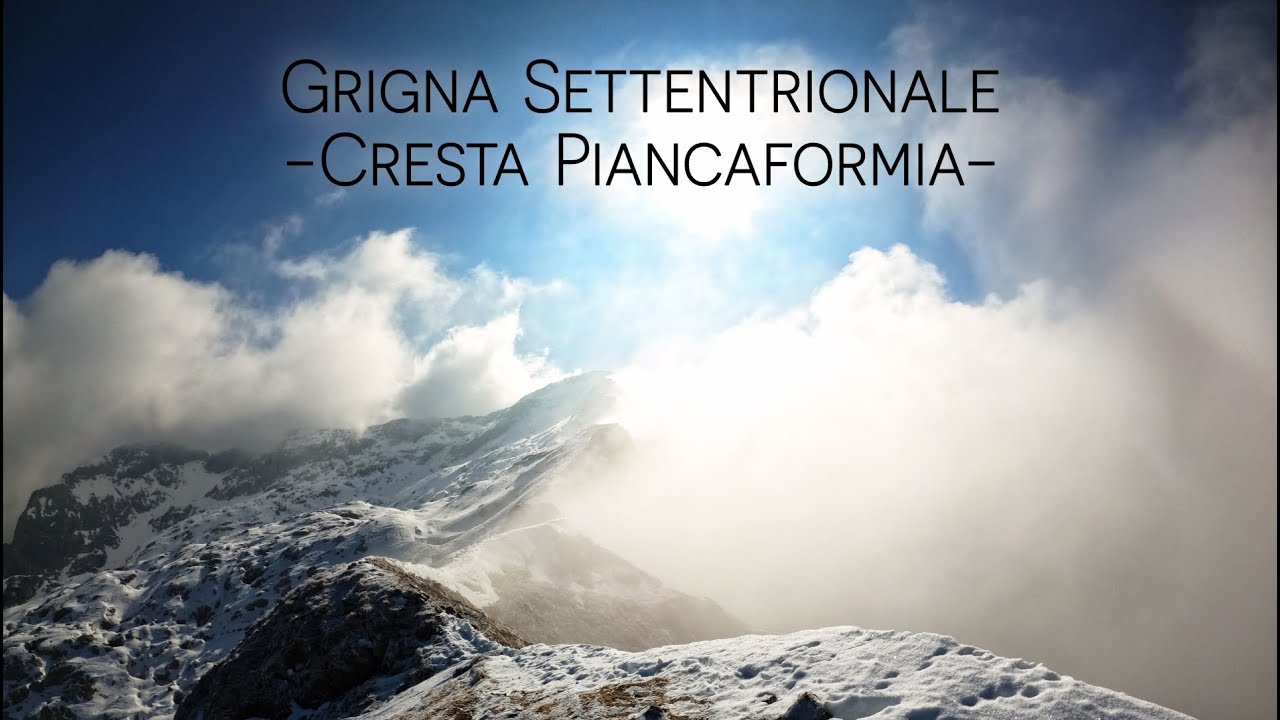 GRIGNA SETTENTRIONALE (Grignone) ~ Cresta Piancaformia ~ Invernale❄️