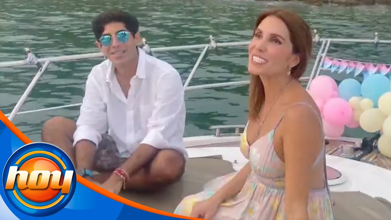 Andrea Escalona reveló el género del bebé con su familia en Acapulco | Programa hoy