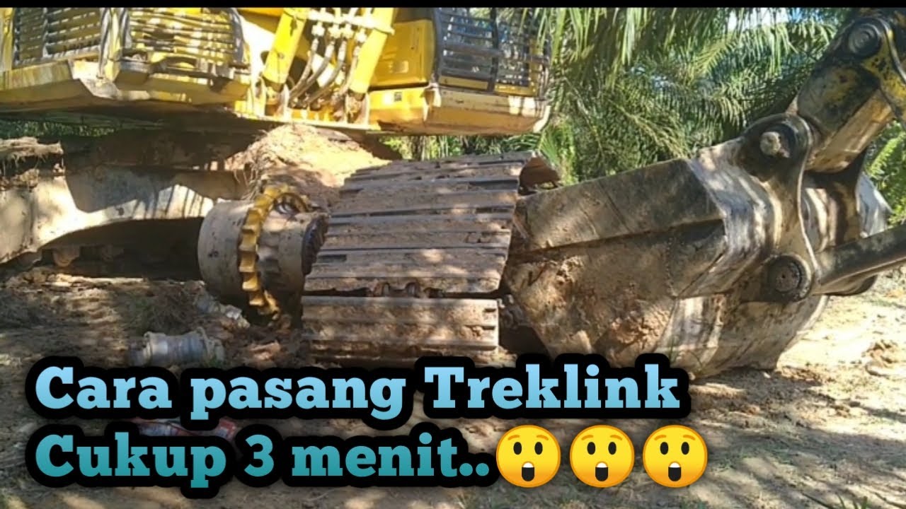 Cara pasang Track Link Excavator mudah dan cepat
