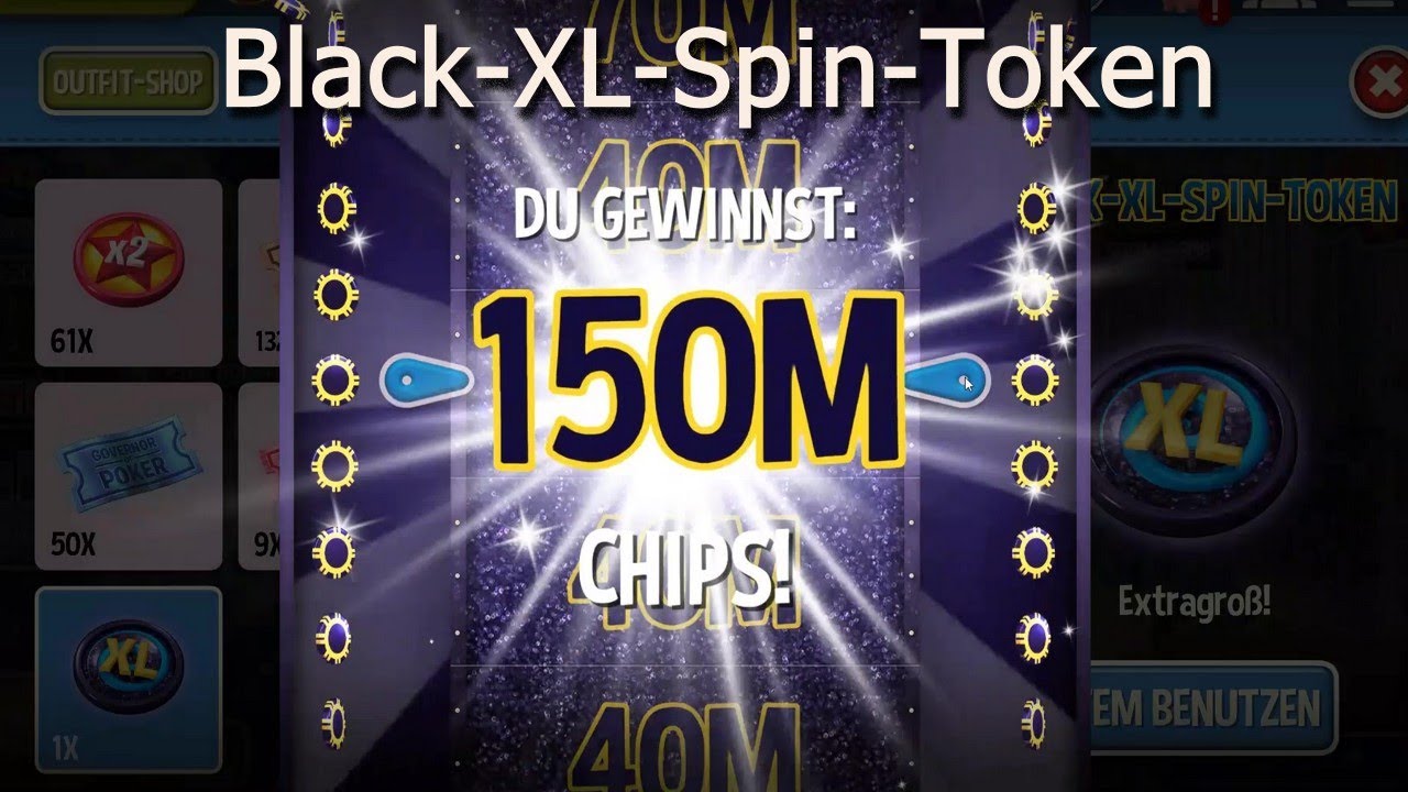 Governor of Poker 3: Black XL spin Token
