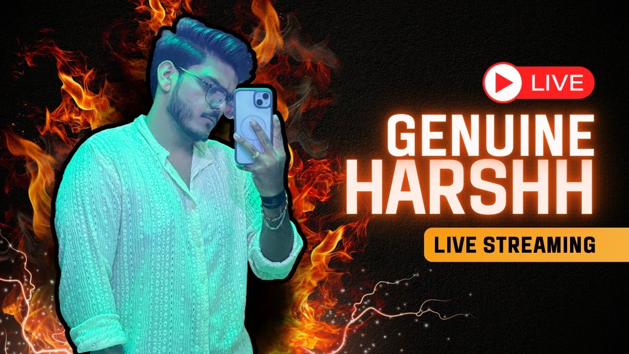 I am back On Youtube?? | Genuine Harshh | #facecam #livestream #gaming #live