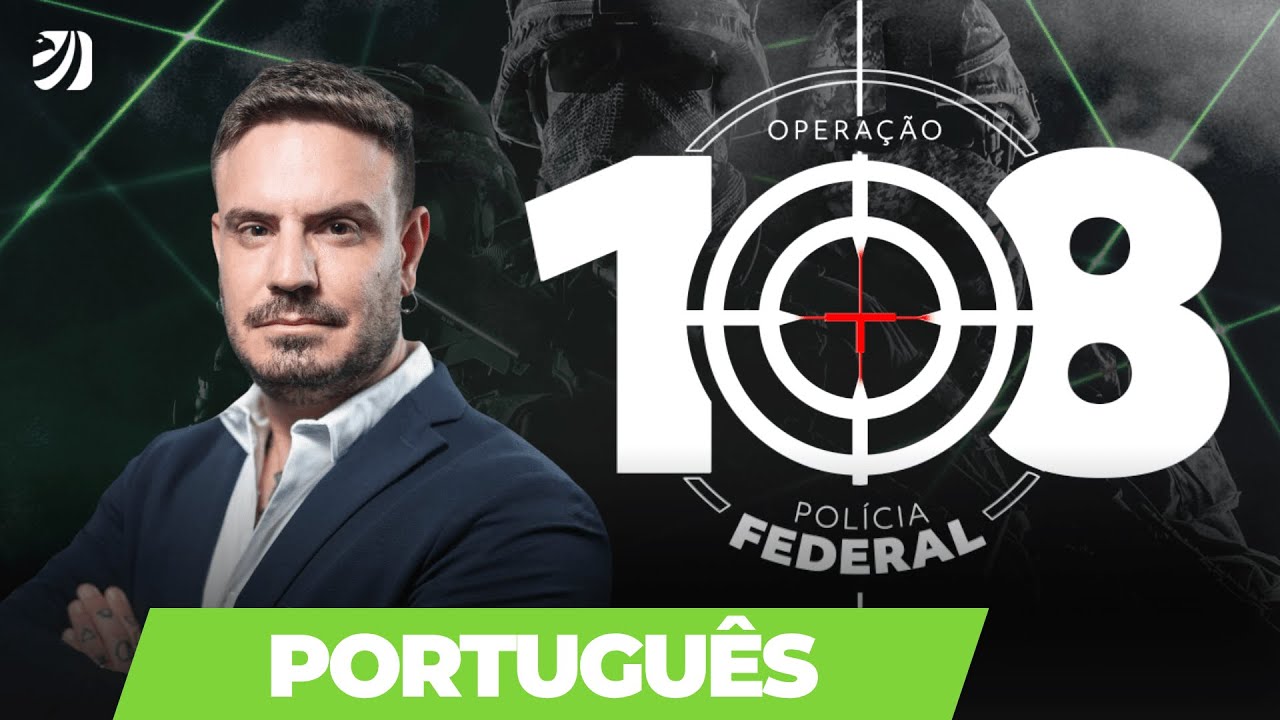 OPERAÇÃO 108 - POLÍCIA FEDERAL: PORTUGUÊS EM QUESTÕES (PABLO JAMILK)