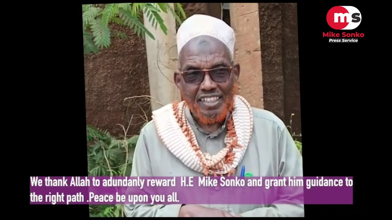 Mike Sonko  has completed the solar installation at Kina Mosque in Isiolo South