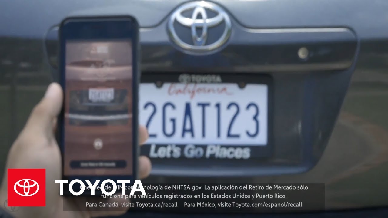 Airbag Recall App Overview (Spanish Version) | Toyota