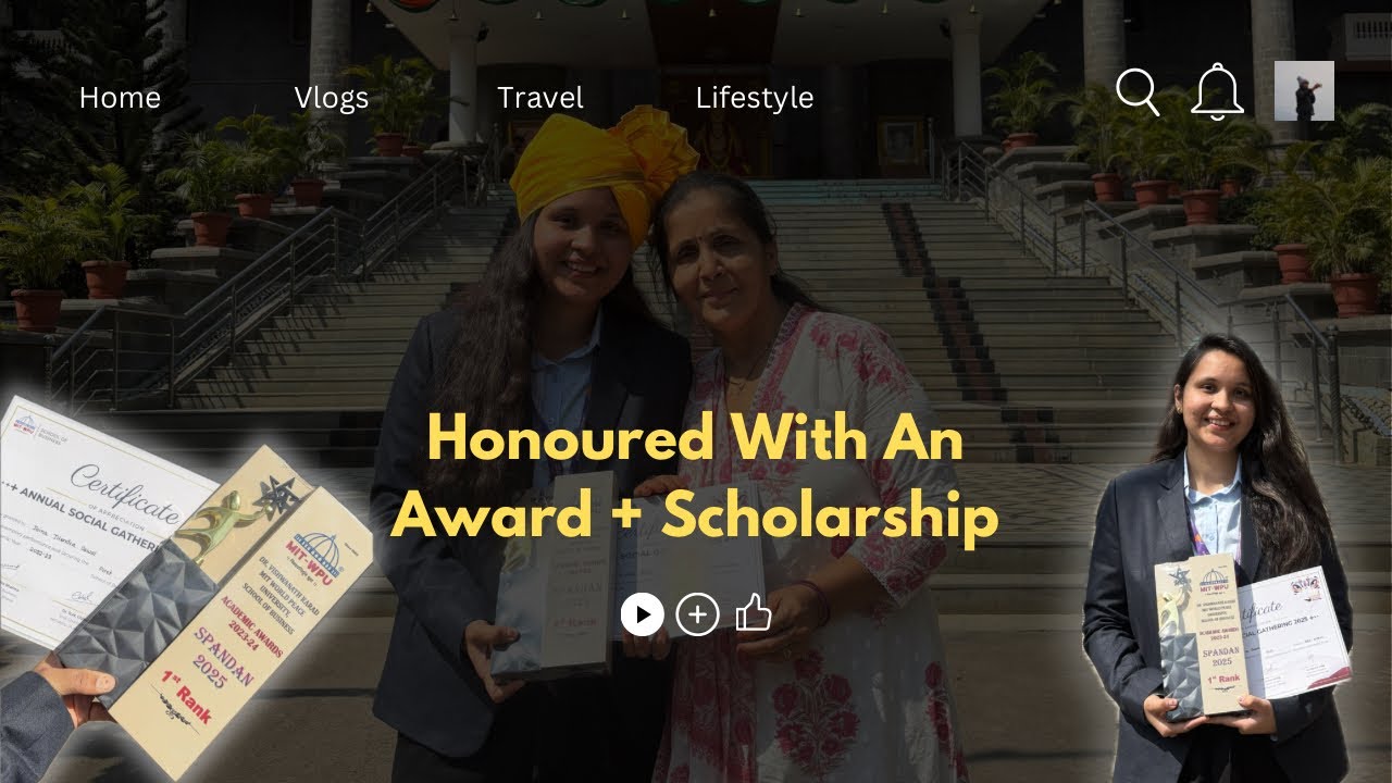 I won a scholarship at MITWPU TWICE! | MIT-WPU Pune | Jaina Zone