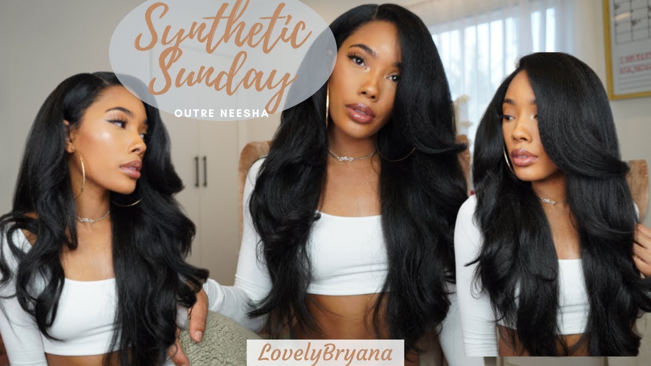 Most Natural $30 Yaki Wig!| Outre Neesha |Synthetic Sunday LovelyBryana