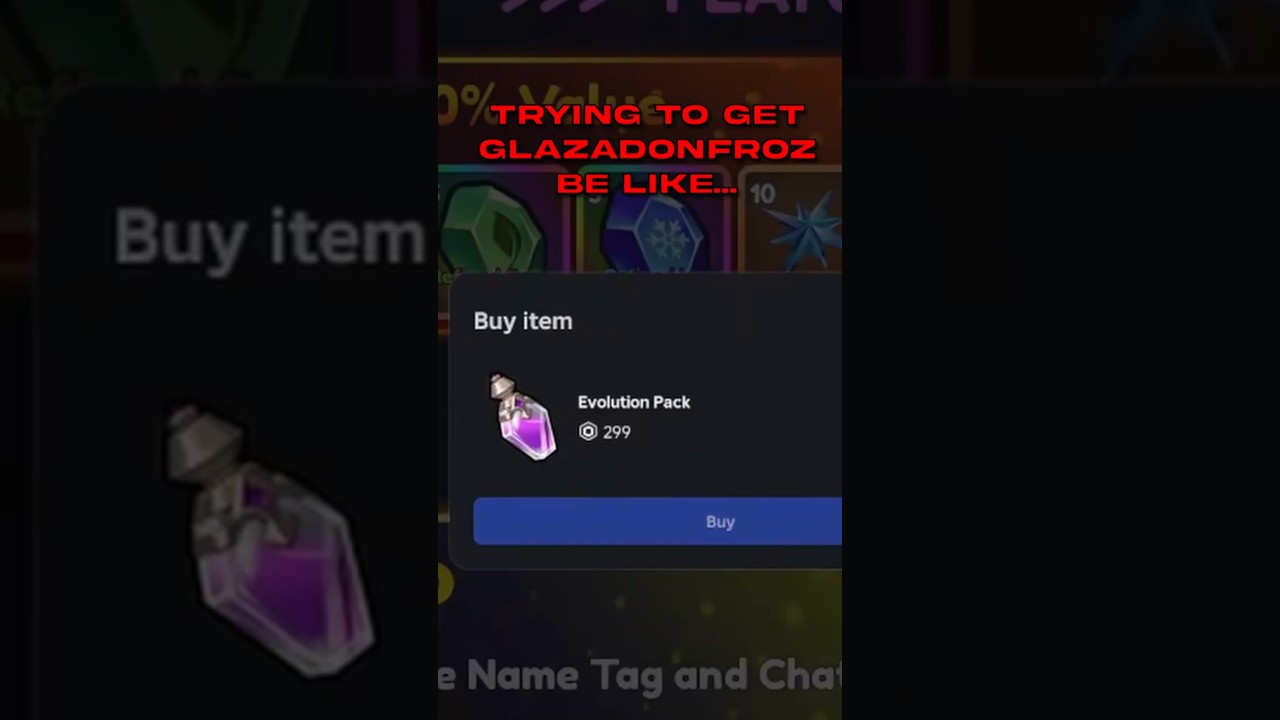 TRYING TO GET GLAZADONFROZ BE LIKE... | Catch a monster | Roblox  #shorts #roblox