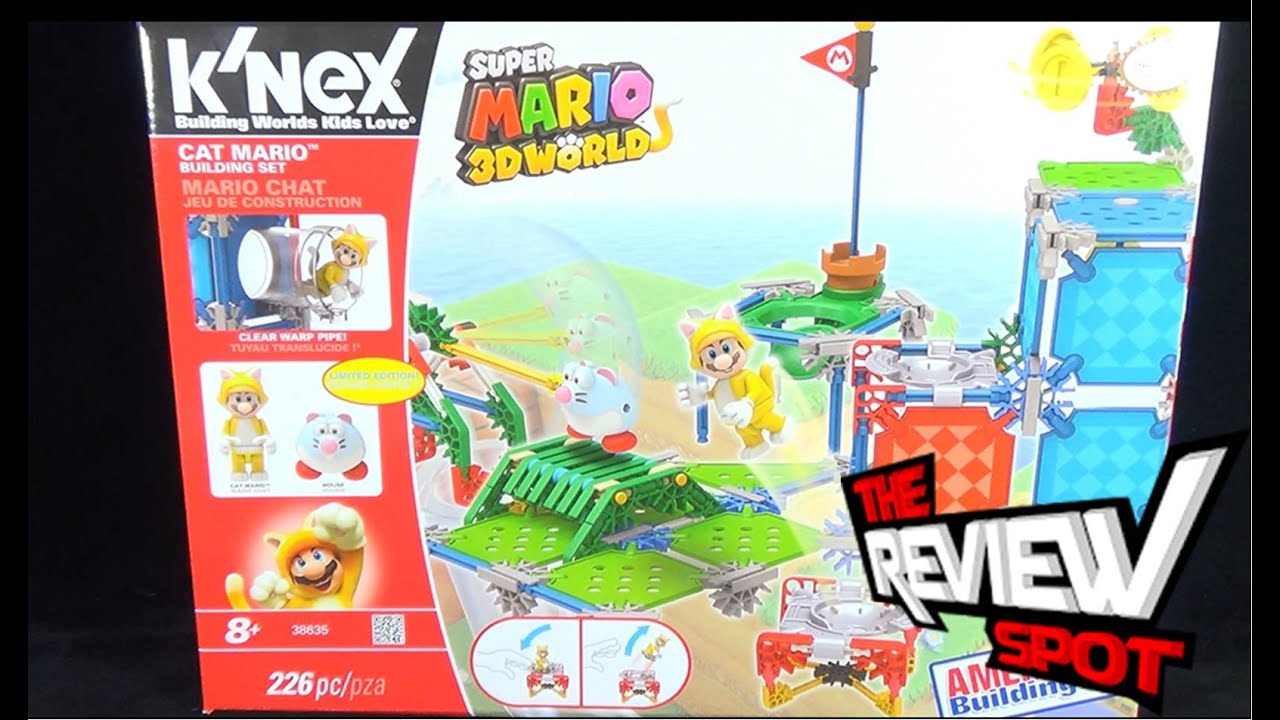 Collectible Spot - K'nex Nintendo Super Mario 3DWorld Cat Mario Building Set