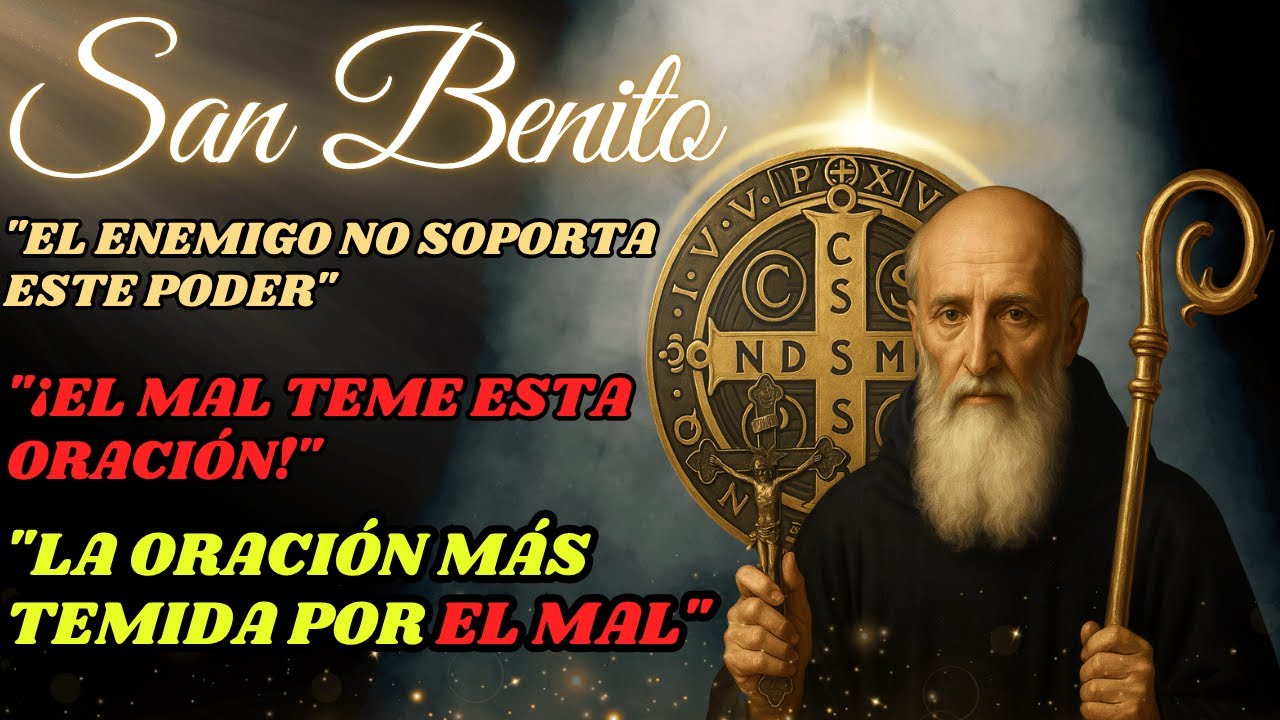 San Benito revelado: ¡Recita esta fuerte oración para romper maldiciones y alejar el mal ahora!