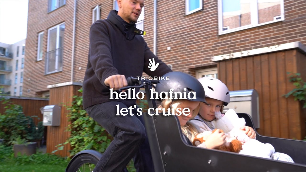 Triobike HAFNIA - Det perfekte alternativ til familiebilen.
