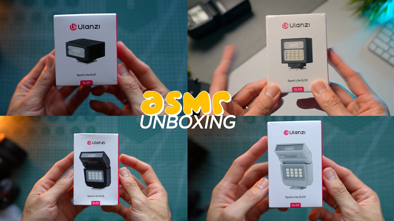 Tiny compact  Flash (Ulanzi SL01, SL02, SL03) | ASMR Inboxing