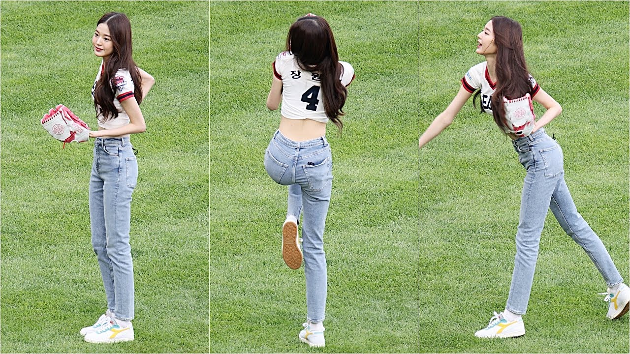 220619 아이브 원영 시구 (IVE WONYOUNG) First Pitches [잠실야구장] 4K 직캠