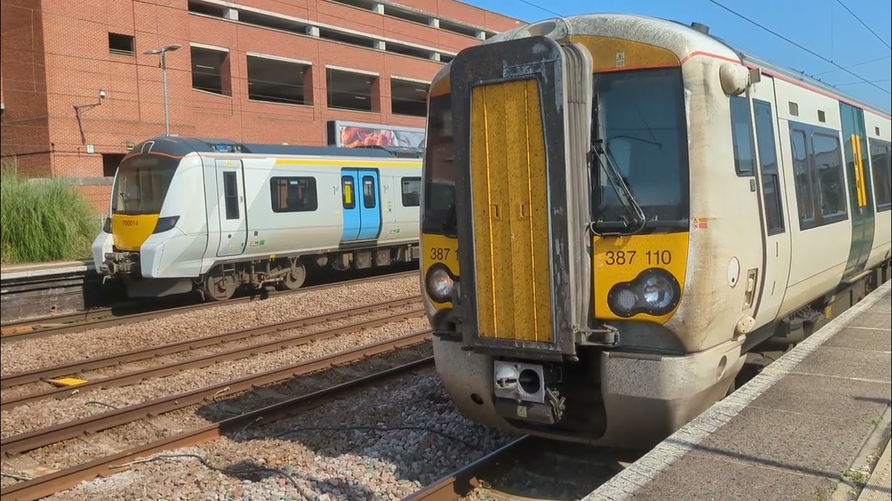 Trains at Welwyn garden city, ECML 31/07/24