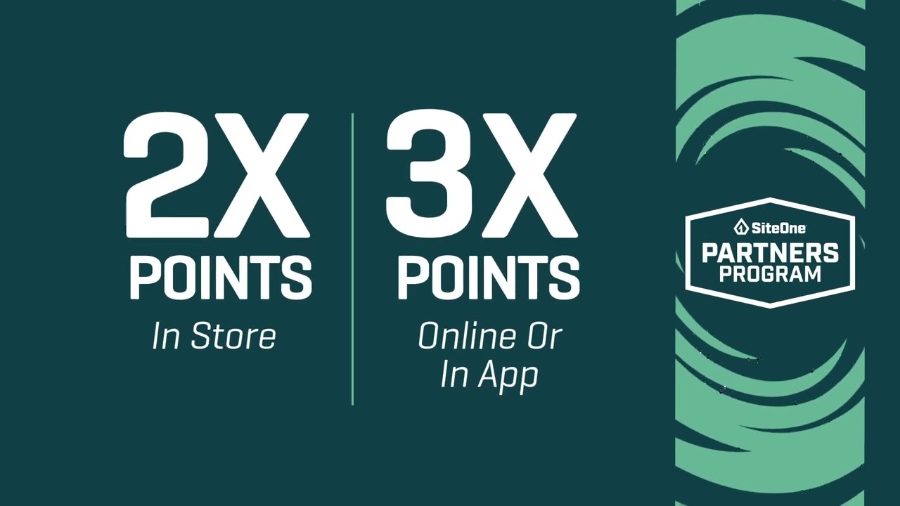 SiteOne + NDS Points Storm 2025 Promotion