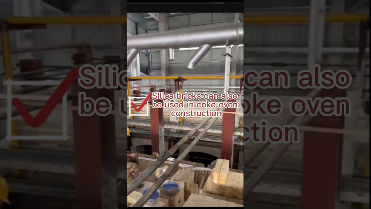 This is the effect of using silica brick on coke/glass oven construction~#bricks #refractory #oven