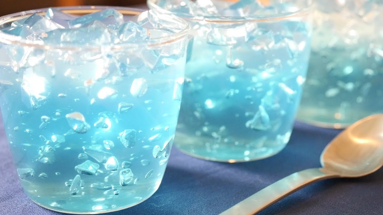 ぷくぷく、ぷく。海の中ゼリー作り。diy jelly