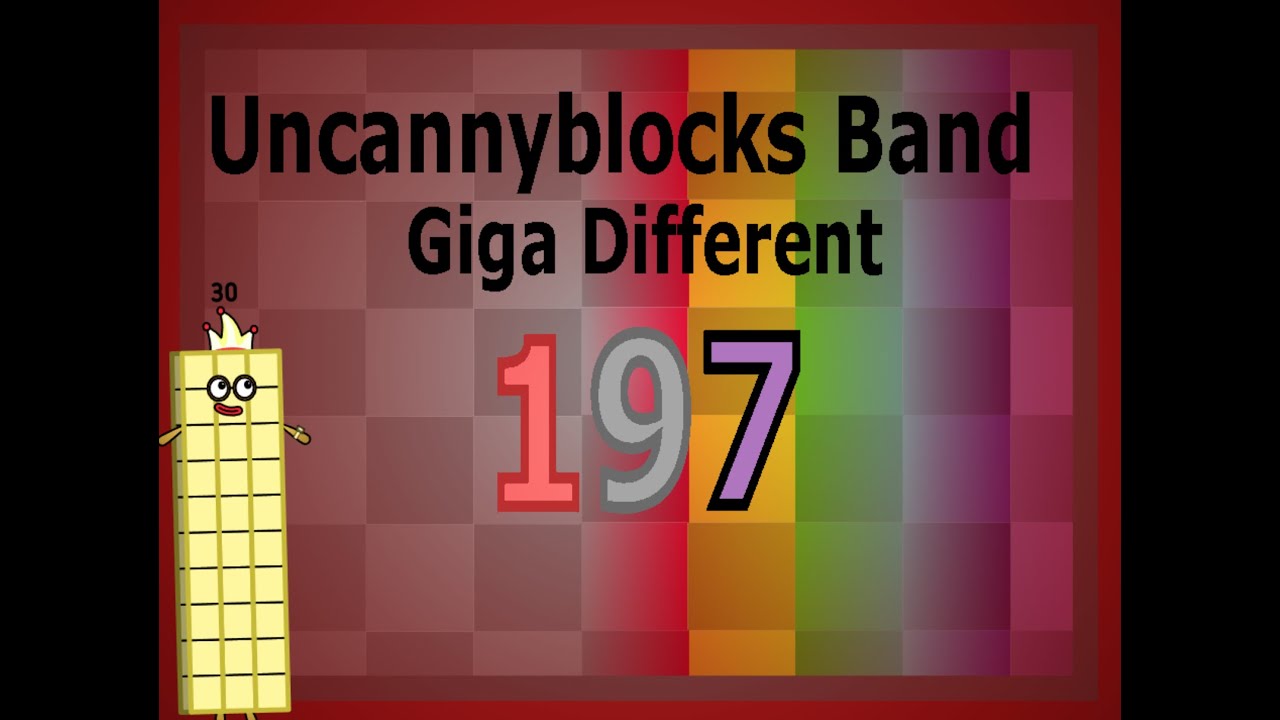 Uncannyblocks Band Giga Different 1961 - 1970 (Not made by Kids)
