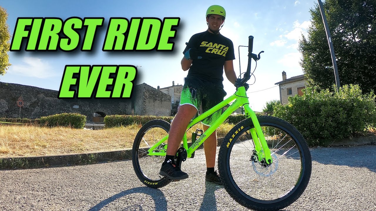MY FIRST TIME ON A STREET TRIALS BIKE!!! Inspired Flow 24 Plus