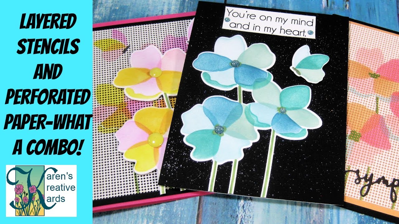 Create in Quads Plus Perforated Paper For Easy Unique Cards