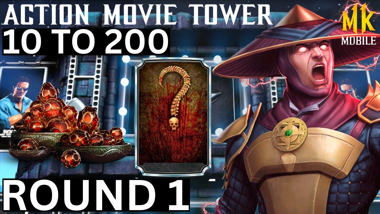 ACTION MOVIE TOWER 10, 30, 50, 70, 90, 110, 130, 150, 170, 190 & 200 BOSS BATTLES | ZIAWRAP-X