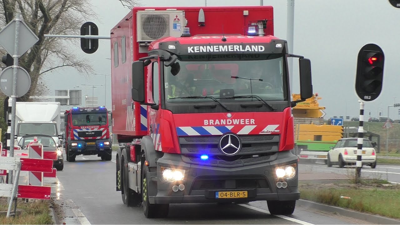 [GRIP 1] Brandweer en OVD-G rukken met spoed uit naar een 'Zeer Grote Brand' in Badhoevedorp!