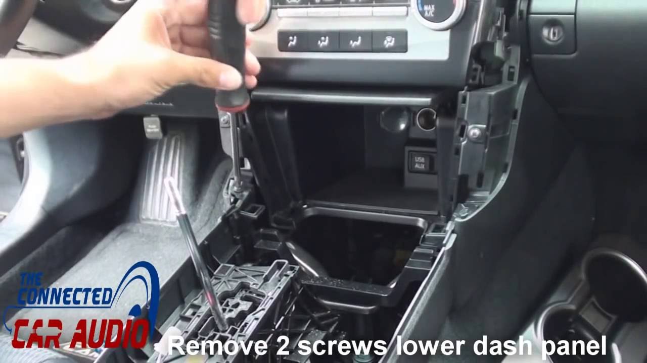 remove factory stereo Camry  2012 - 2014