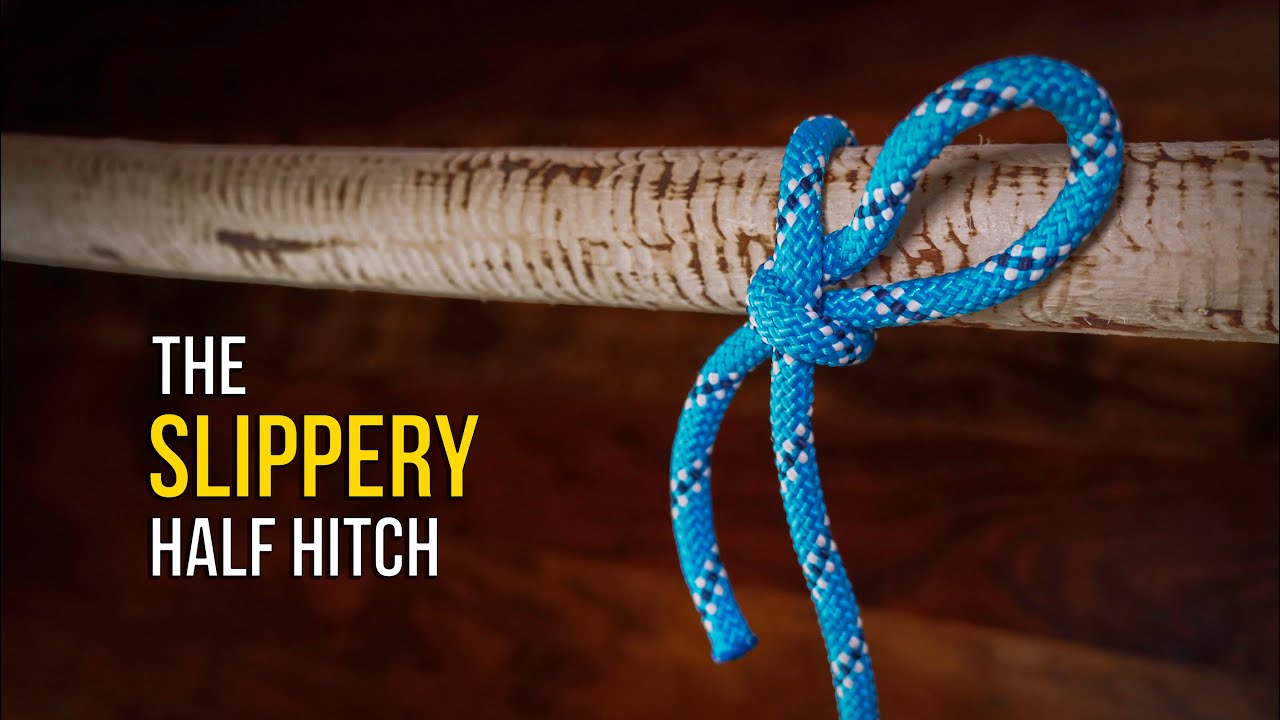 How to Tie the Slippery Half Hitch Knot | in 60 SECONDS!!