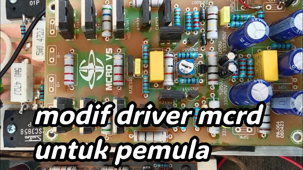 Cara modif driver mcrd