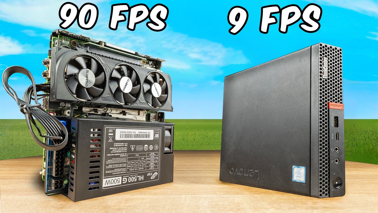 Insane $100 Old mini PC Upgrade  10x More FPS
