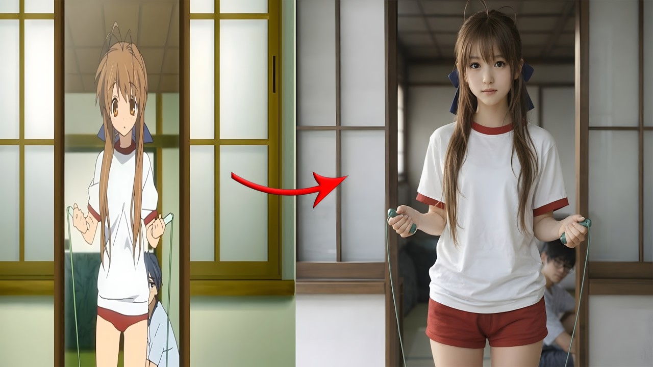 😭 CLANNAD & CLANNAD AFTER STORY Anime in Real Life 🌻🍡 | クラナド AI Live Action 🎬✨