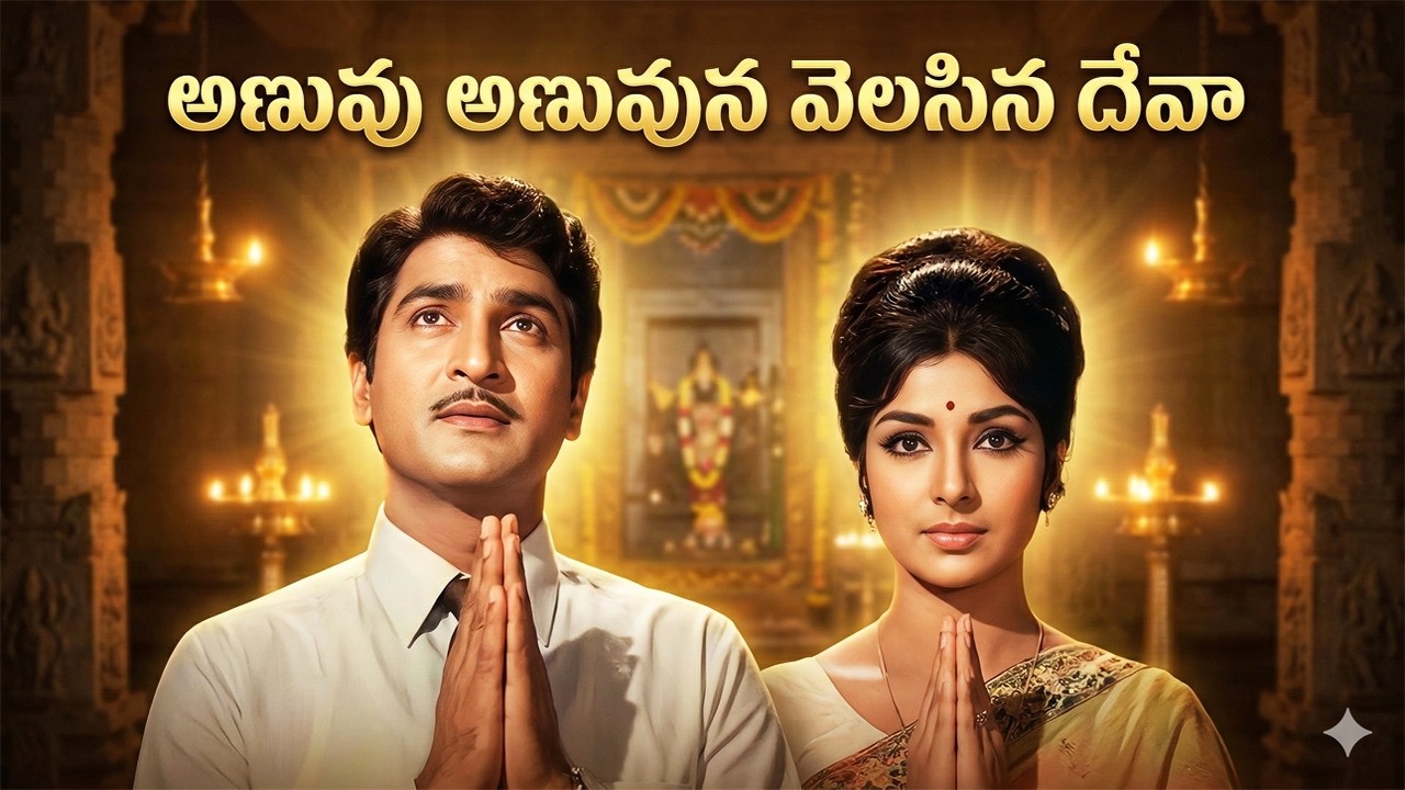 అణువు అణువున వెలసిన దేవా Anuvu Anuvuna Velasina Deva | Manavudu Danavudu Devotional Song | SPB Retro
