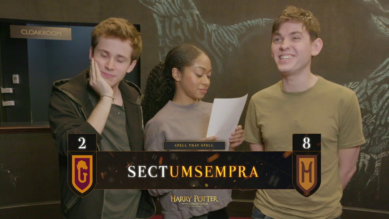 Cursed Child Broadway's Spell That Spell!