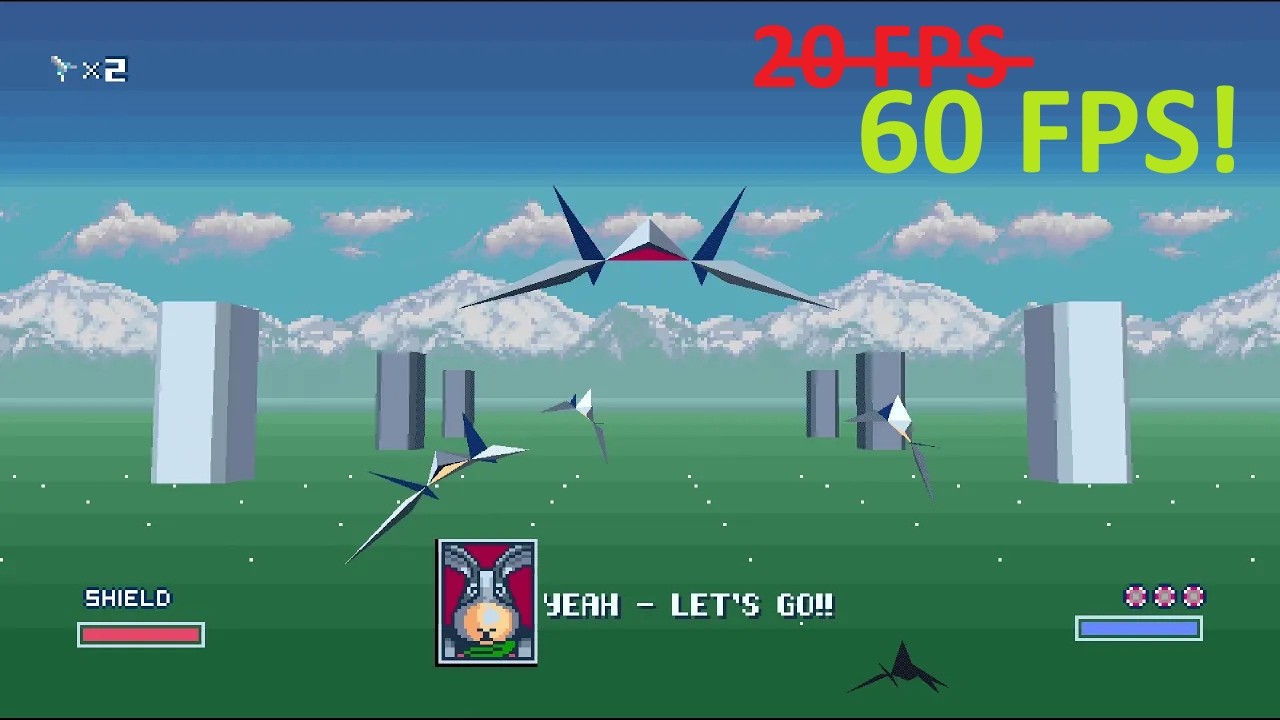 Улучшенная версия Star Fox для ПК с частотой 60 кадров в секунду
