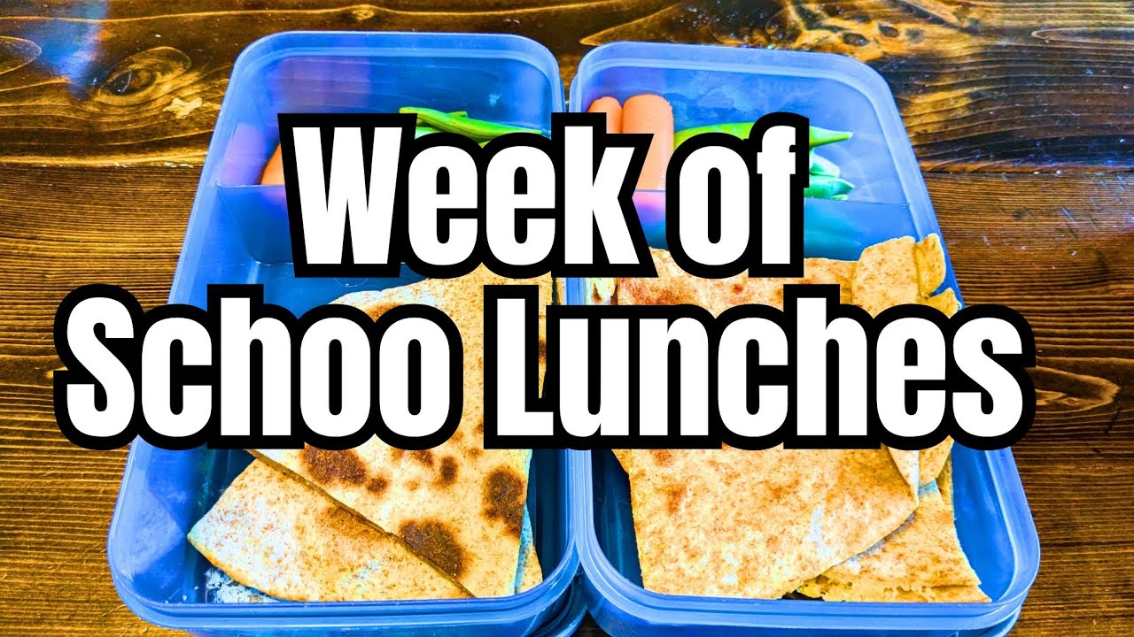 WEEK OF SCHOOL LUNCHES | SIMPLE LUNCHBOX IDEAS | REALISTIC LUNCHES