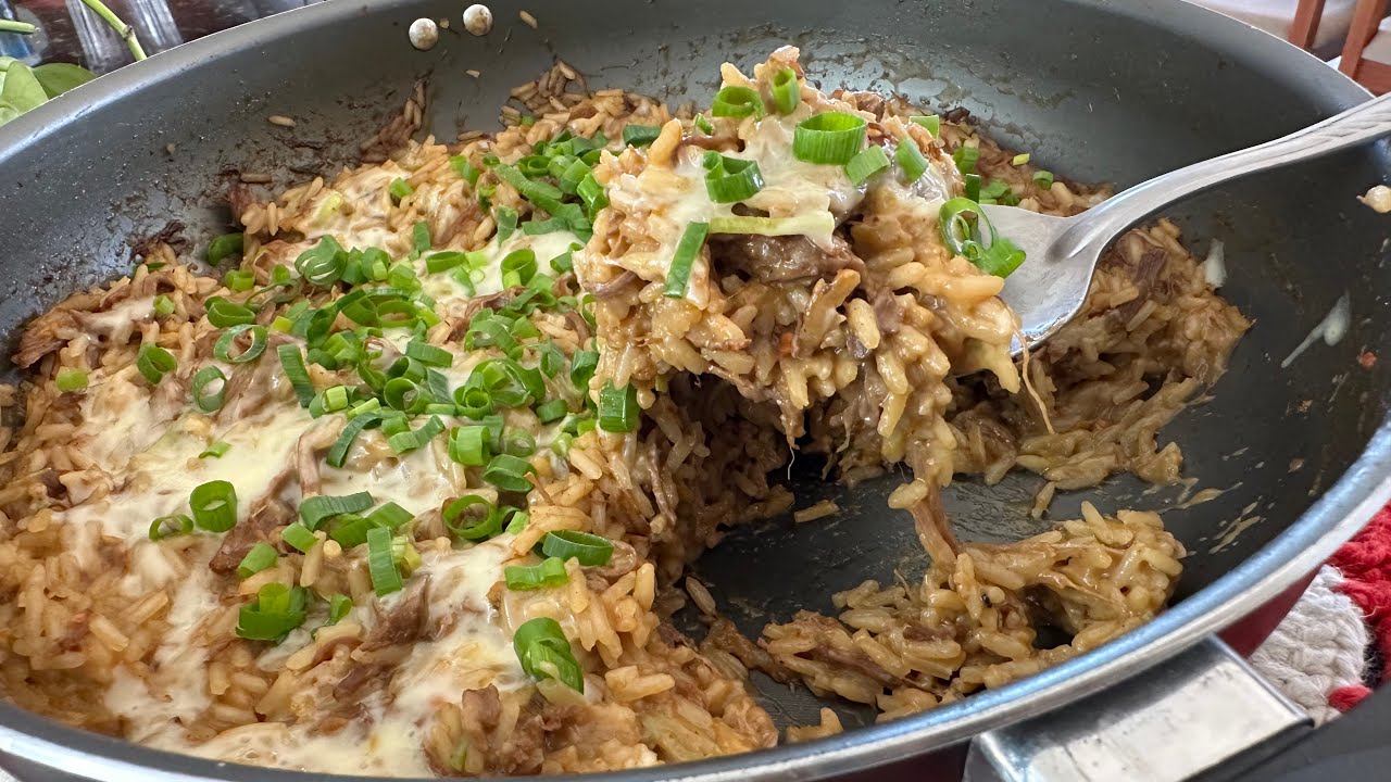 Arroz com Fraldinha na Cerveja Preta que Derrete na Boca!