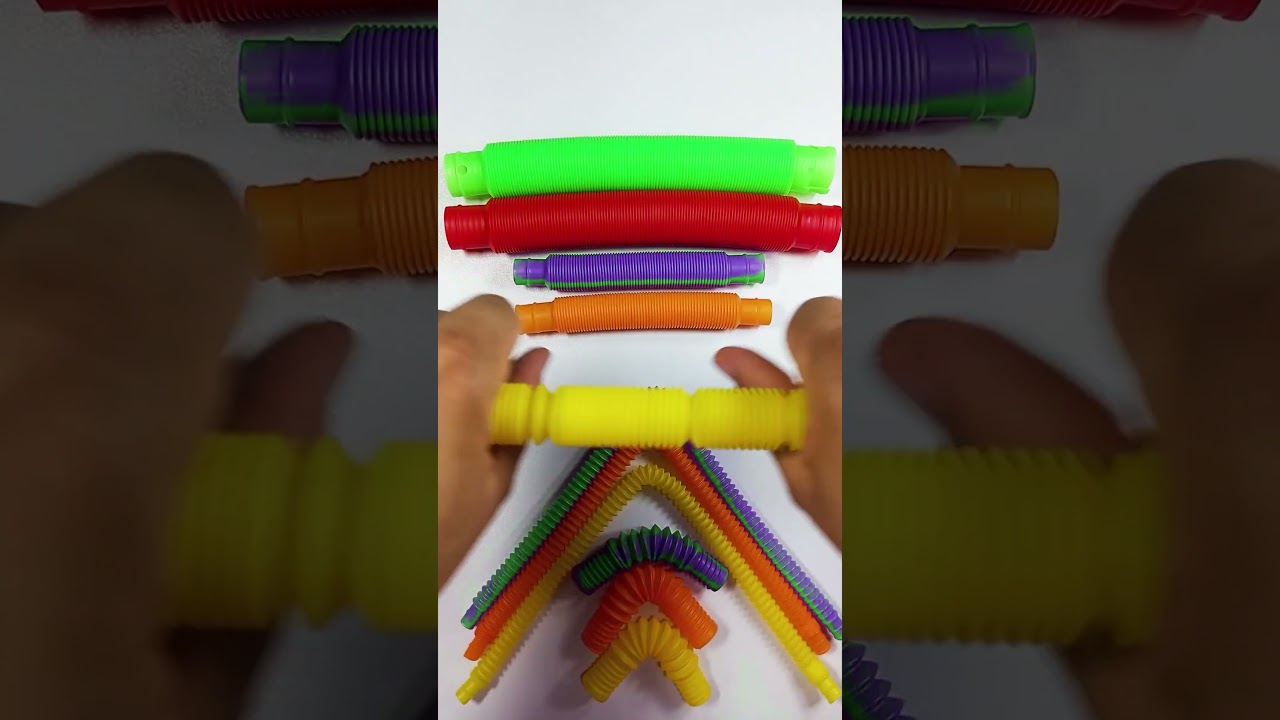 Pop Tube DIY Tutorial & Honest Review 🎧 | Satisfying Crunchy ASMR Fidget Toy Sounds for Relaxation