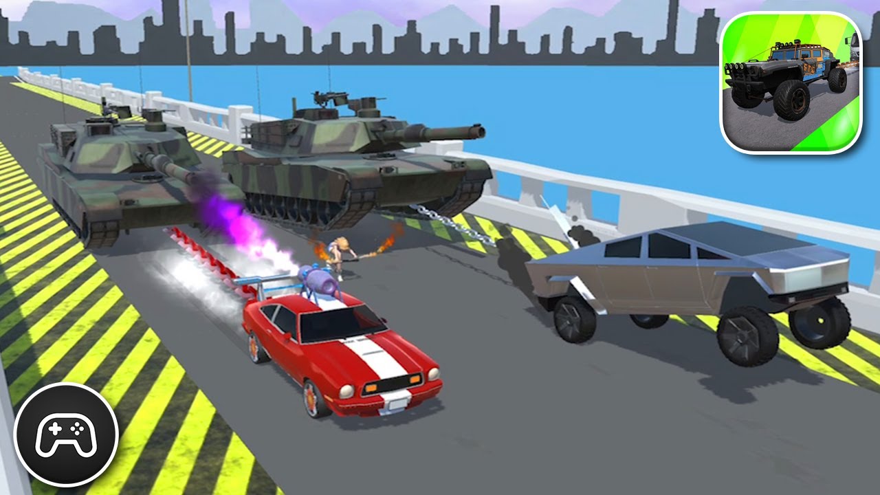 Towing Race - Gameplay Walkthrough Part 56 - Racing Game Levels 281-283 (iOS, Android)