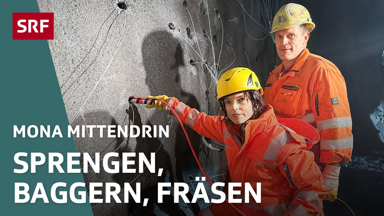 Auf der Gotthard-Baustelle – Knochenjob im Tunnel | Mona mittendrin 2025 | SRF