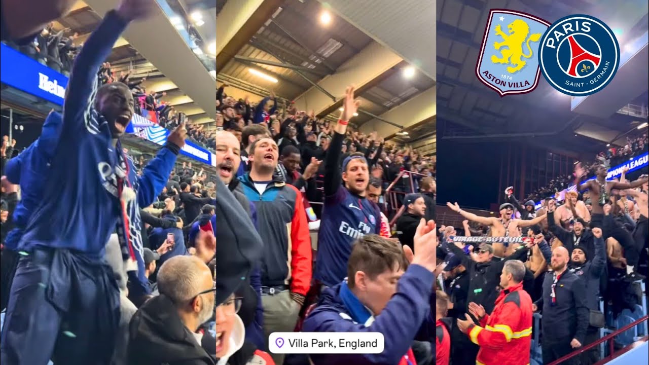 PSG Fans Take Over Villa Park as Semifinal Spot is Secured in Style